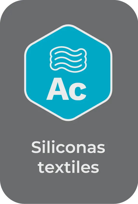 Siliconas textiles
